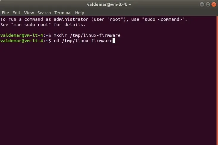 Install Firmware for Kernel Drivers on Ubuntu - Step 3