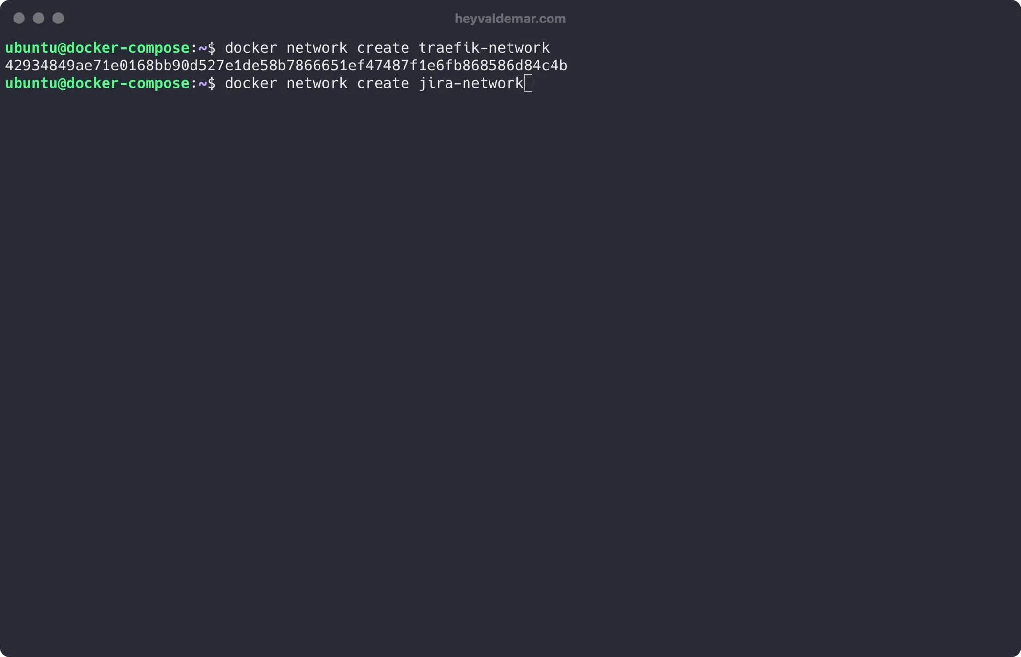 Install Jira Using Docker Compose - Step 2