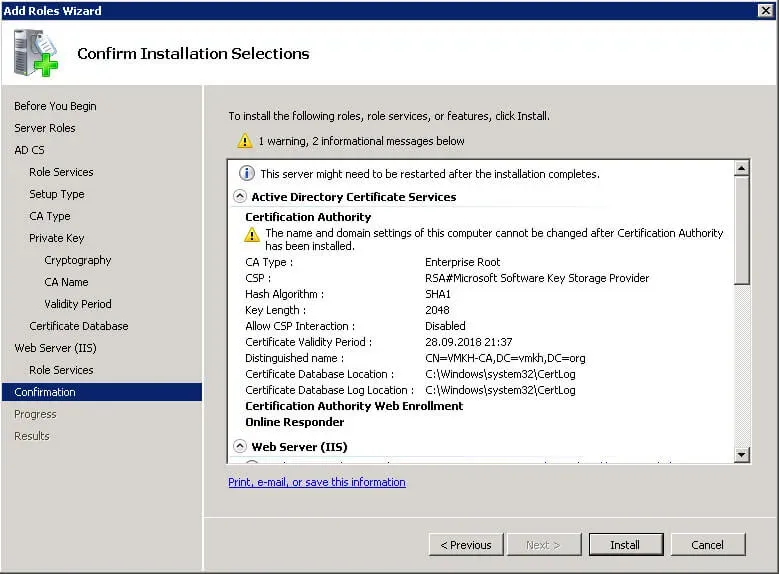 Install Lync Server 2010 - Step 39