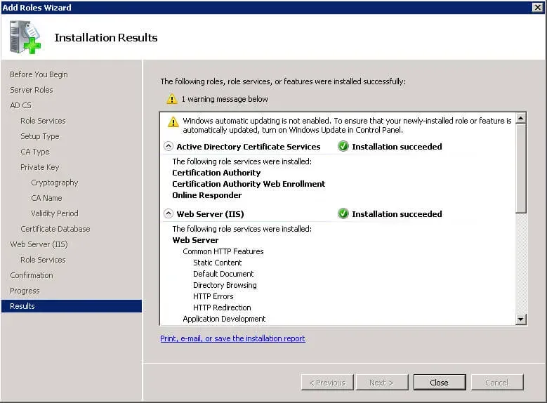 Install Lync Server 2010 - Step 41