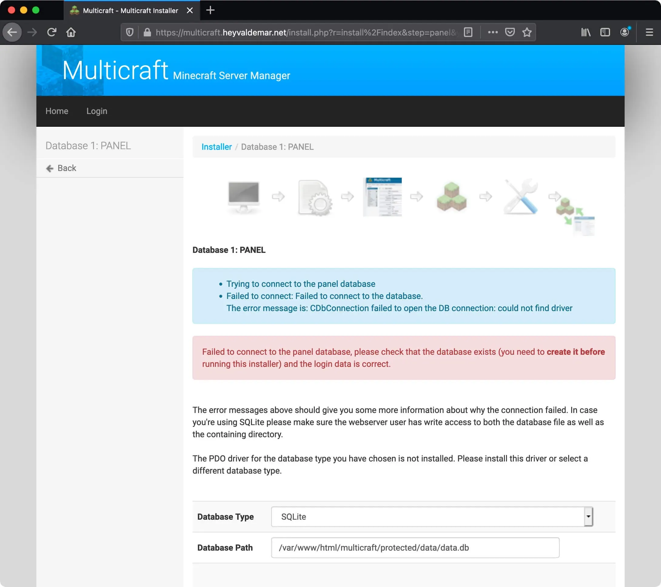 Install Multicraft on Ubuntu Server - Step 70