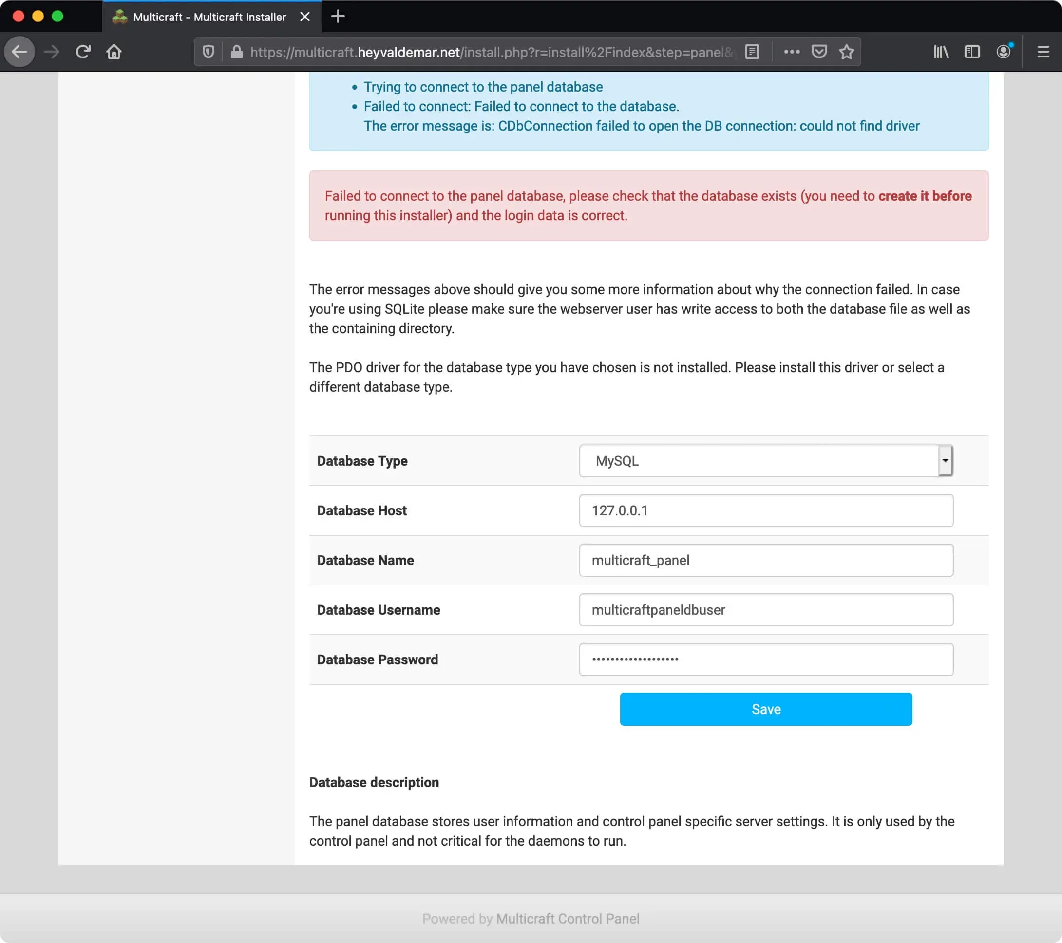 Install Multicraft on Ubuntu Server - Step 71