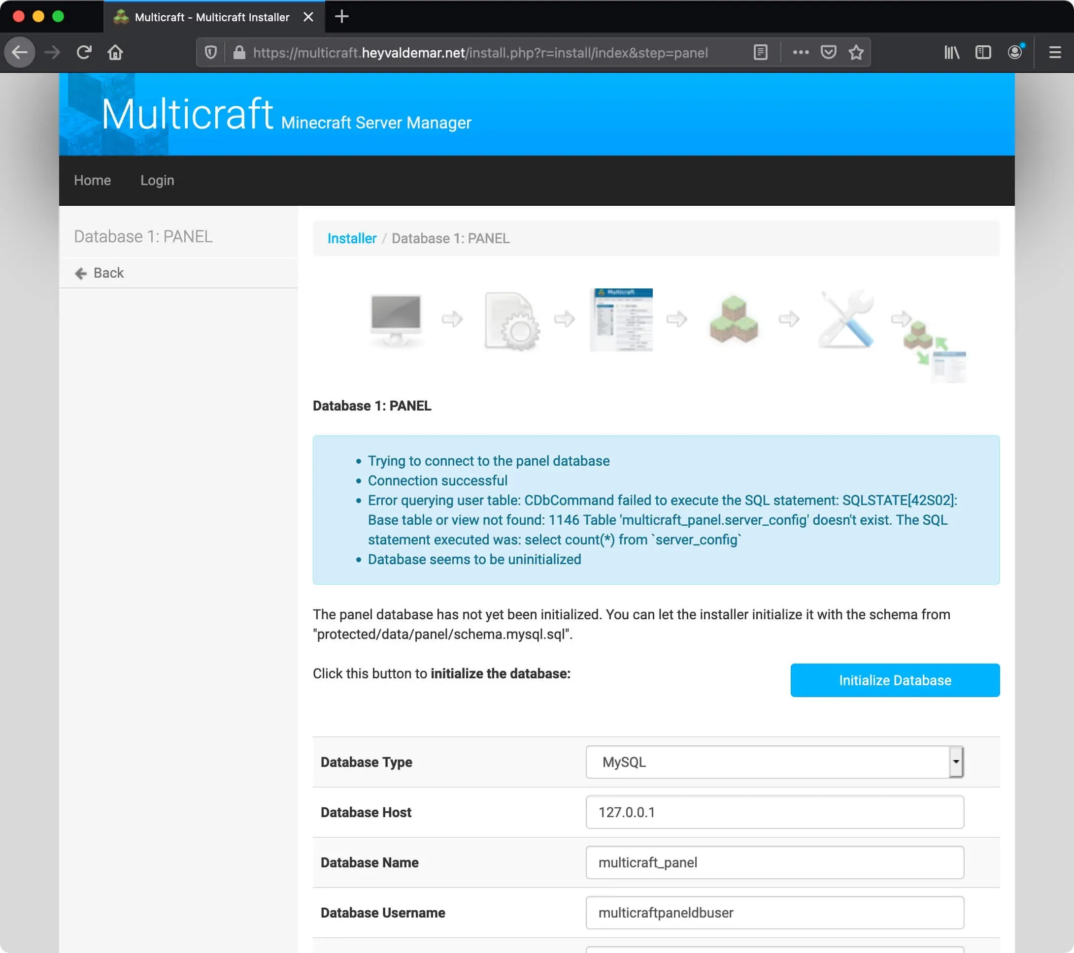 Install Multicraft on Ubuntu Server - Step 72