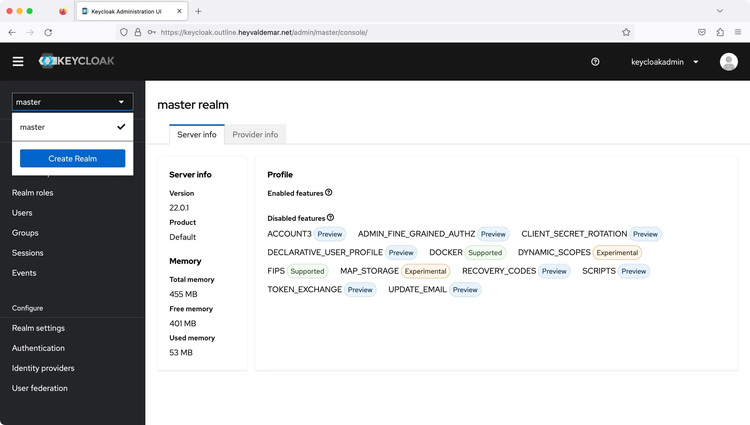 Install Outline and Keycloak Using Docker Compose - Step 10