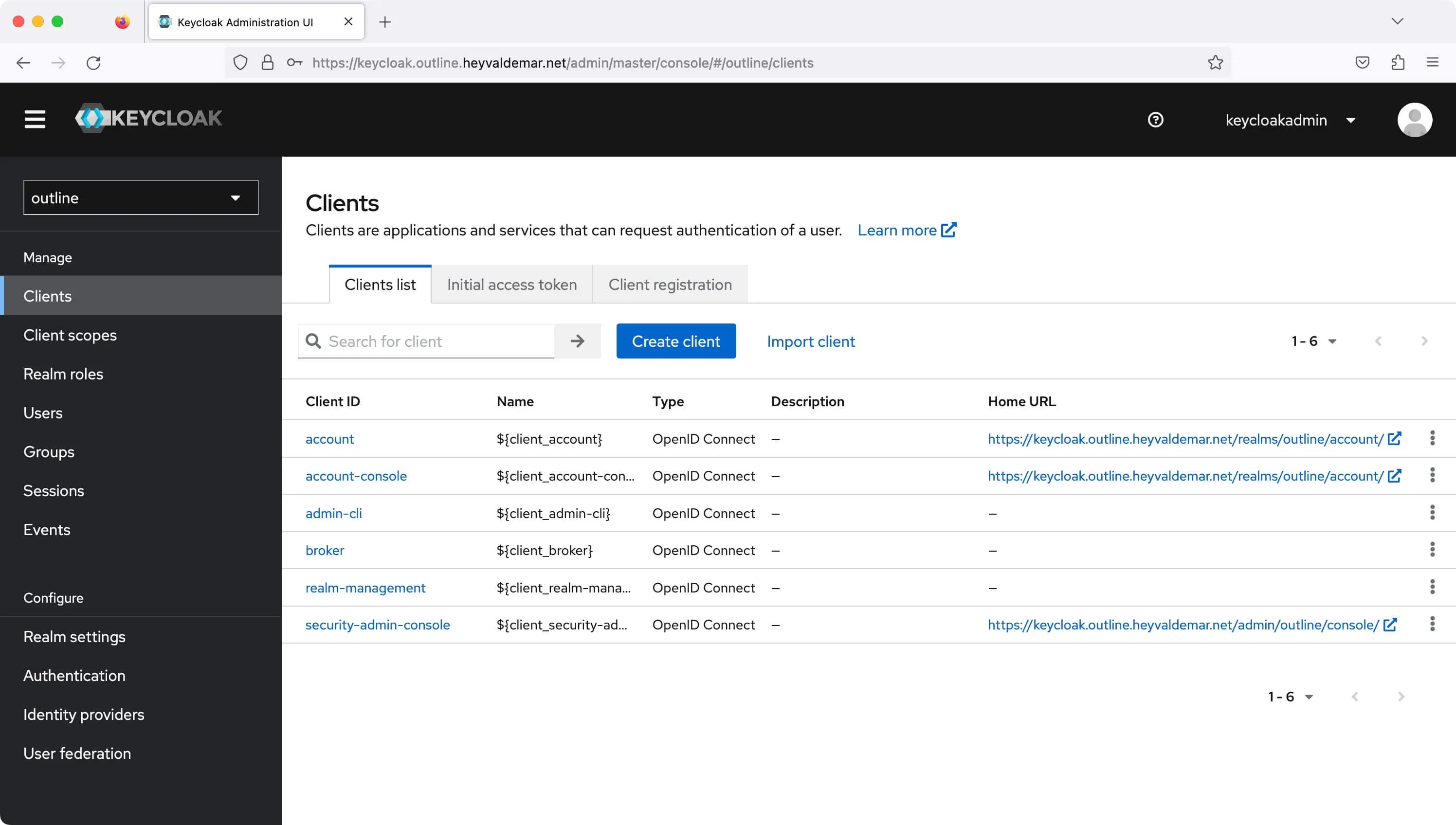 Install Outline and Keycloak Using Docker Compose - Step 12