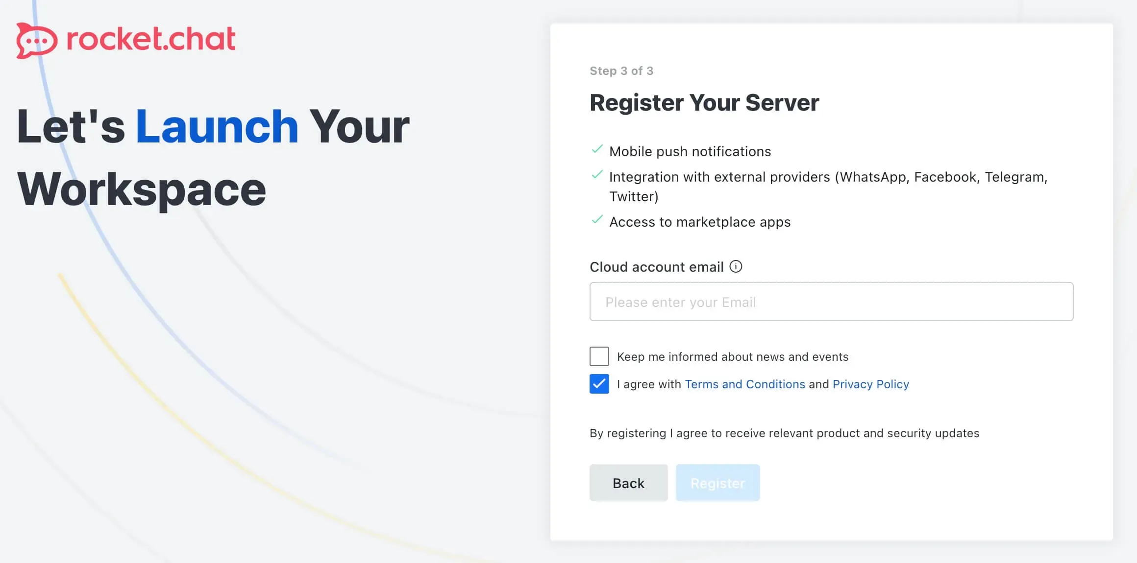 Install Rocket.Chat Using Docker Compose - Step 8