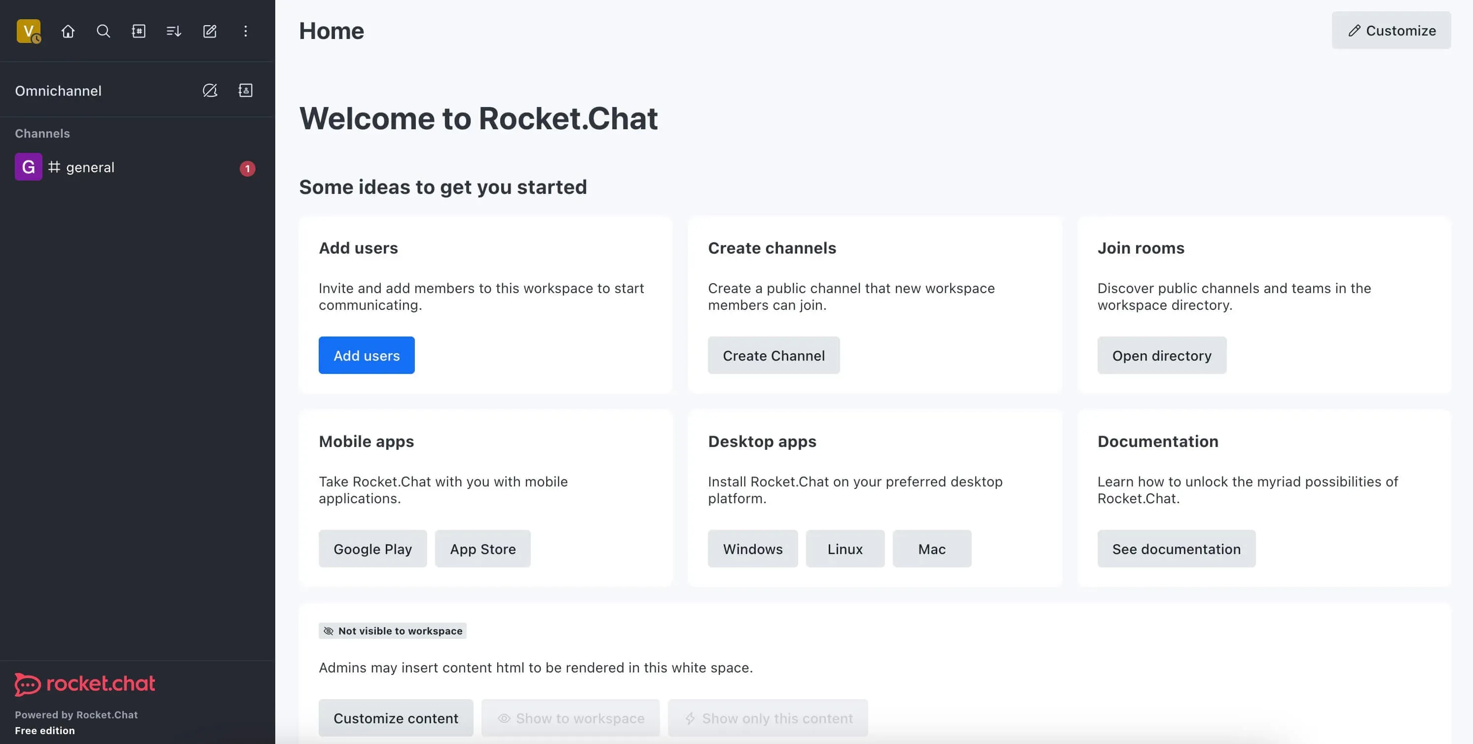 Install Rocket.Chat Using Docker Compose - Step 12