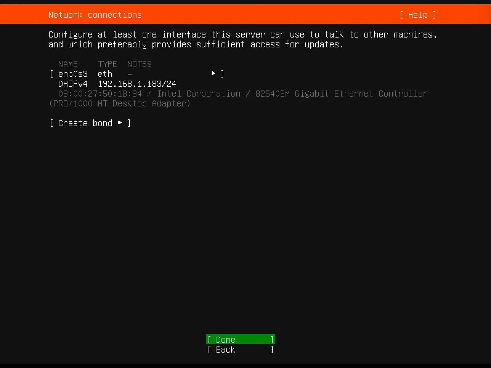Install Ubuntu Server 20.04 LTS - Step 3