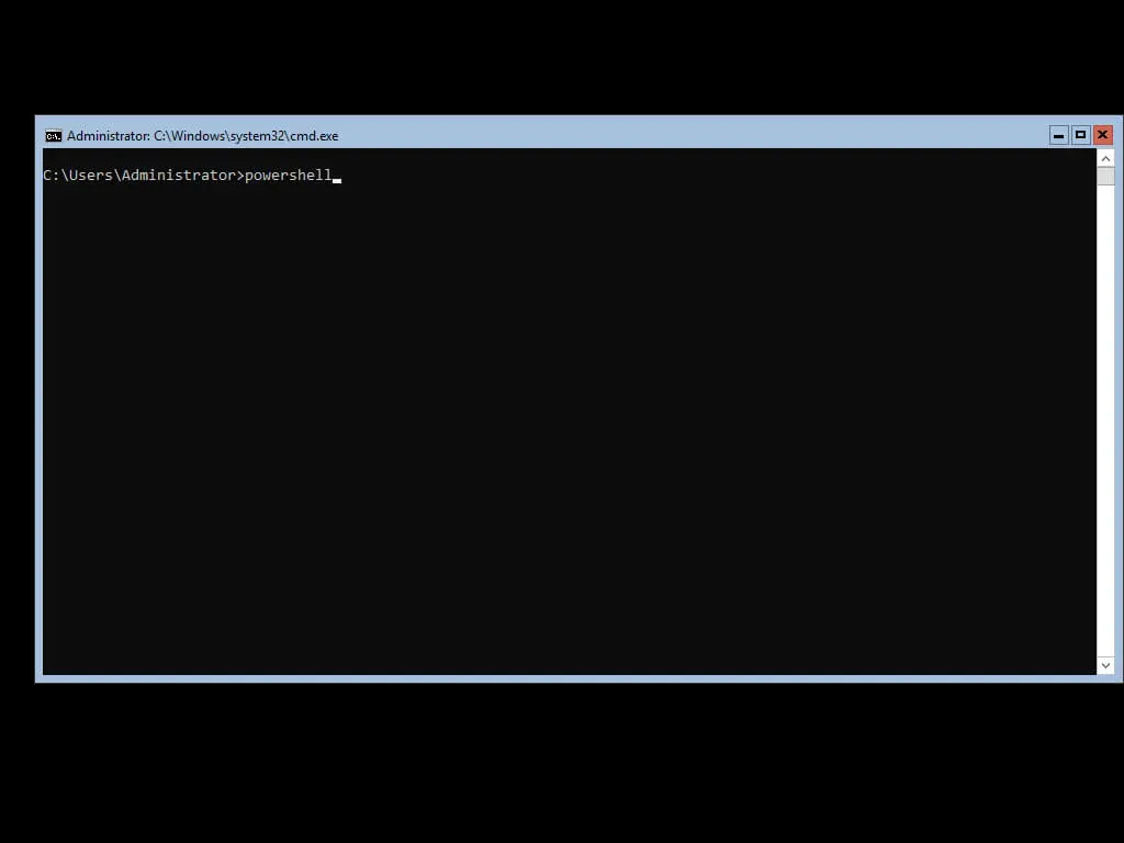 Install Active Directory Domain Services on Windows Server 2019 Server Core - Step 1