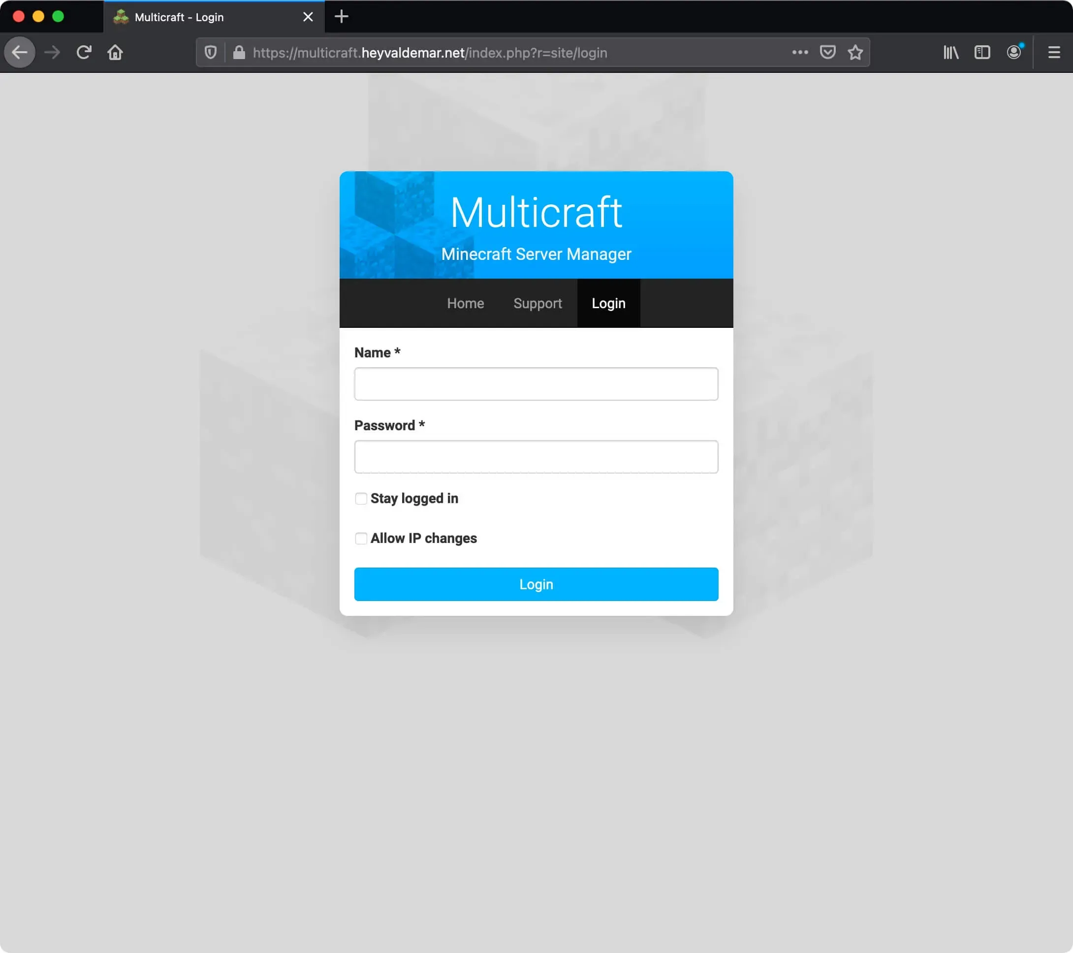 Run a Minecraft Server with Multicraft - Step 2