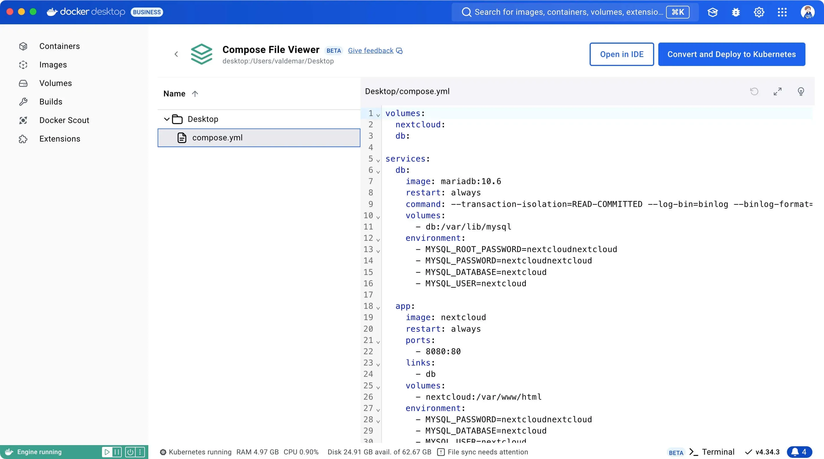 Simplifying the Transition from Docker Compose to Kubernetes with Compose Bridge - Step 5