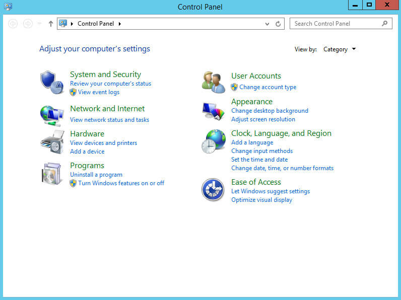 Basic Setup of Windows Server 2012 R2