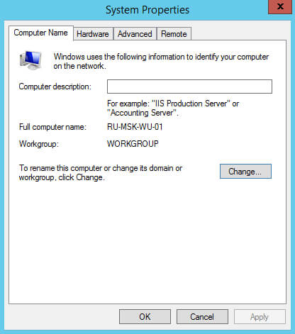 Basic Setup of Windows Server 2012 R2