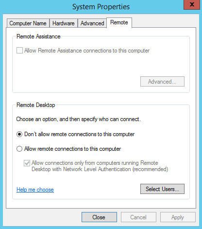 Basic Setup of Windows Server 2012 R2