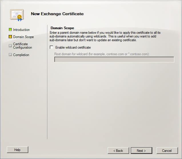 Configure Exchange Server 2010