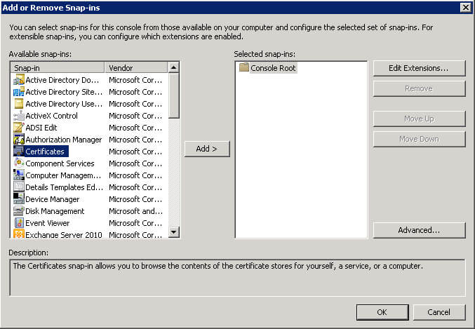 Configure Exchange Server 2010