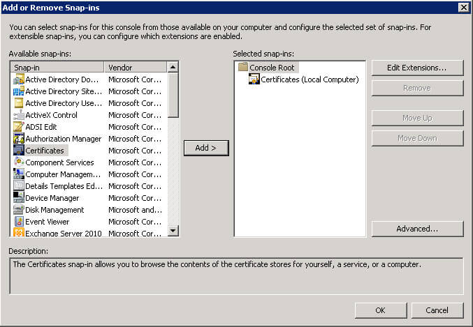 Configure Exchange Server 2010