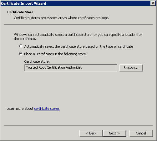 Configure Exchange Server 2010