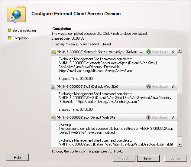 Configure Exchange Server 2010