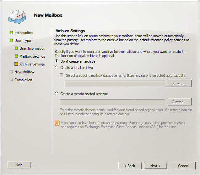 Configure Exchange Server 2010