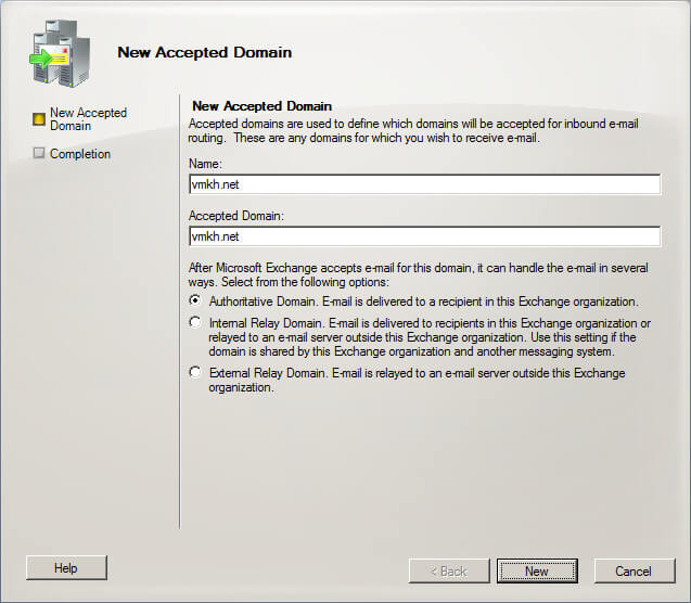 Configure Exchange Server 2010