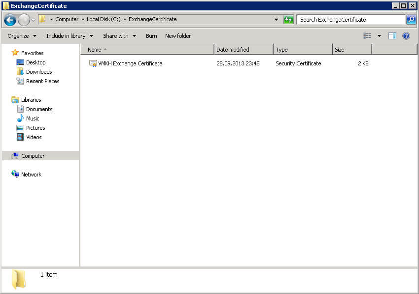 Configure Exchange Server 2010