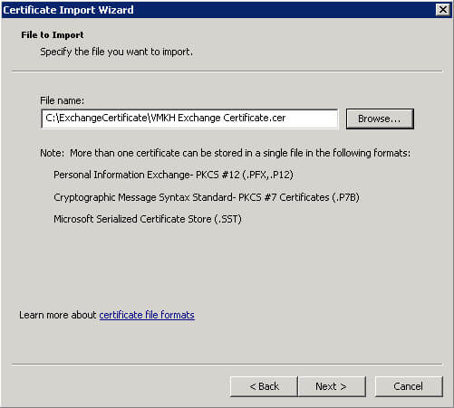 Configure Exchange Server 2010