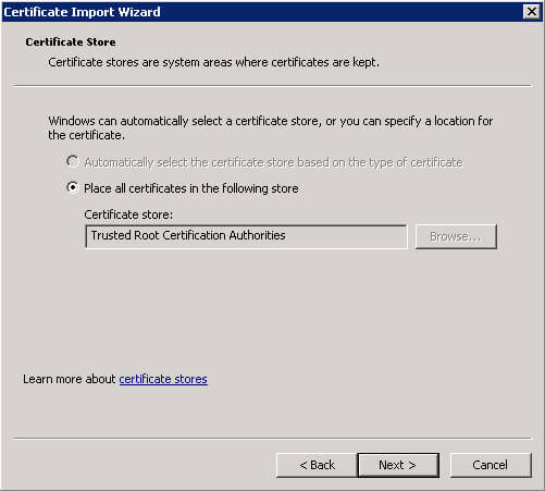 Configure Exchange Server 2010