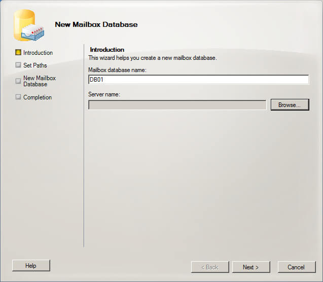 Configure Exchange Server 2010