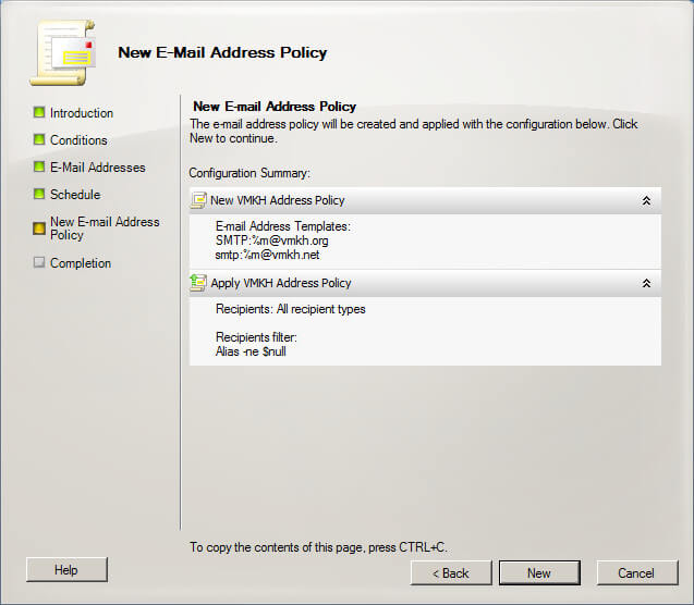 Configure Exchange Server 2010