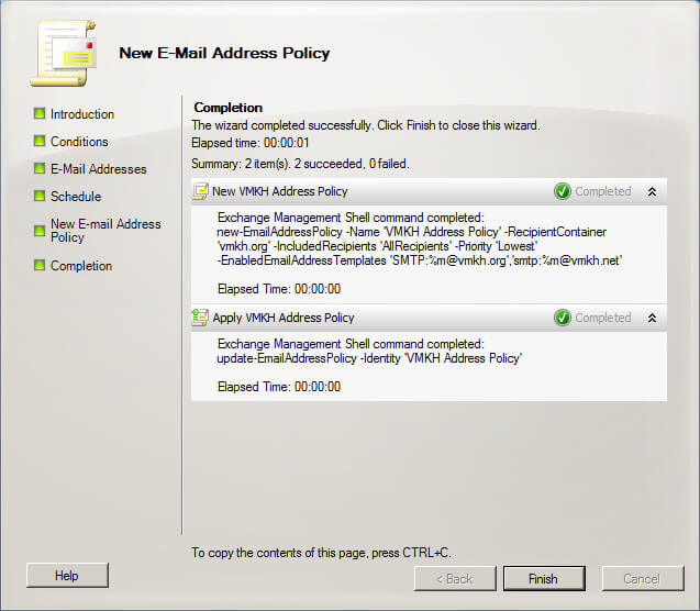 Configure Exchange Server 2010