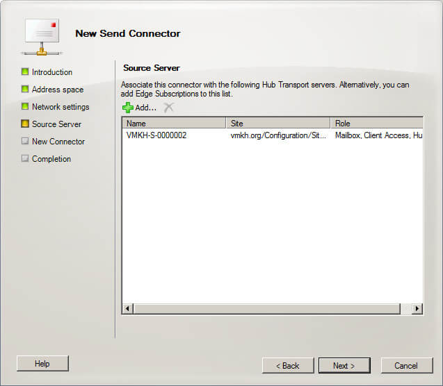 Configure Exchange Server 2010