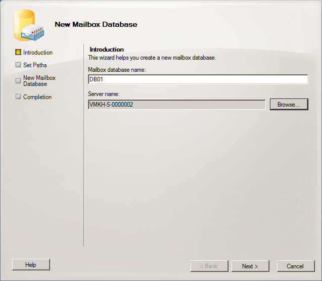 Configure Exchange Server 2010