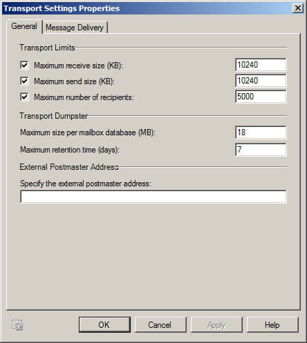 Configure Exchange Server 2010