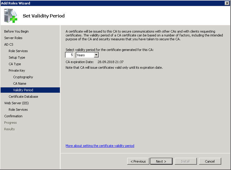 Configure Exchange Server 2010