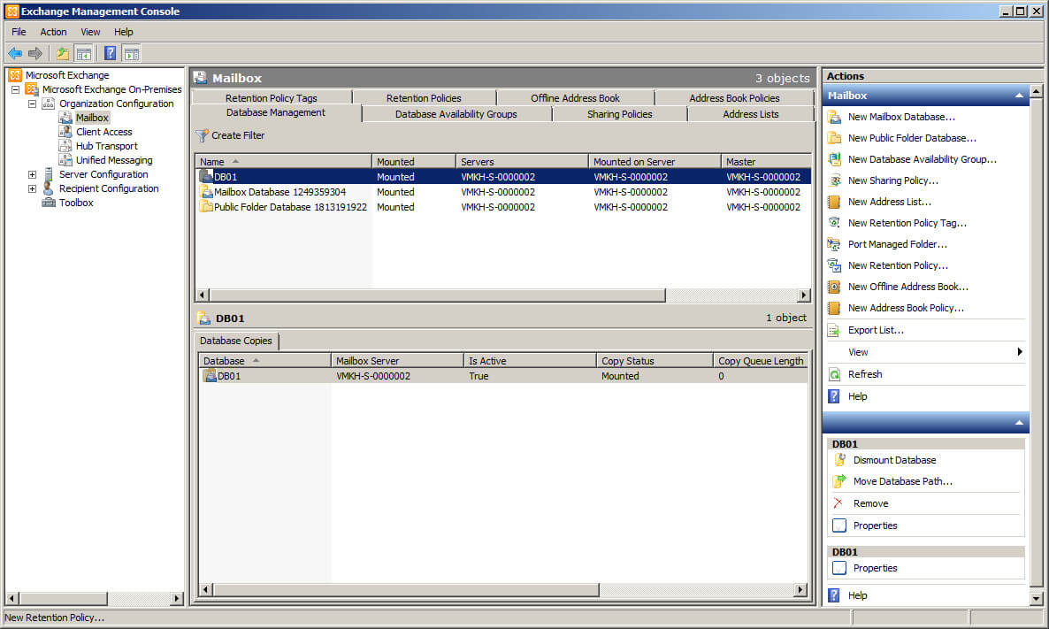 Configure Exchange Server 2010