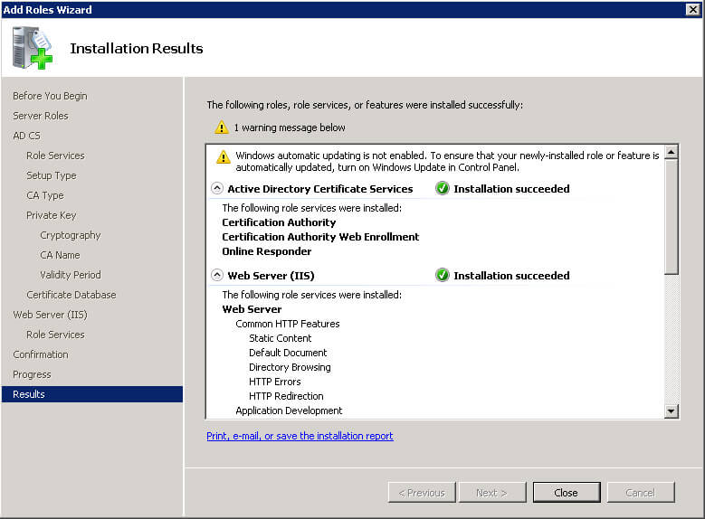 Configure Exchange Server 2010