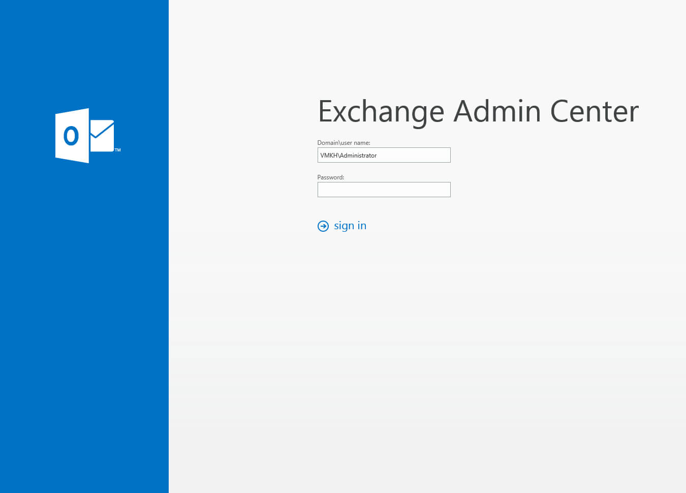 Configure Exchange Server 2016