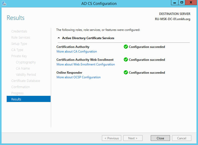 Configure Exchange Server 2016