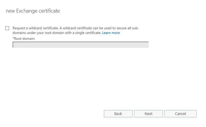 Configure Exchange Server 2016