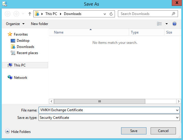 Configure Exchange Server 2016