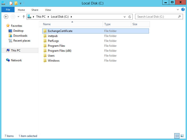 Configure Exchange Server 2016