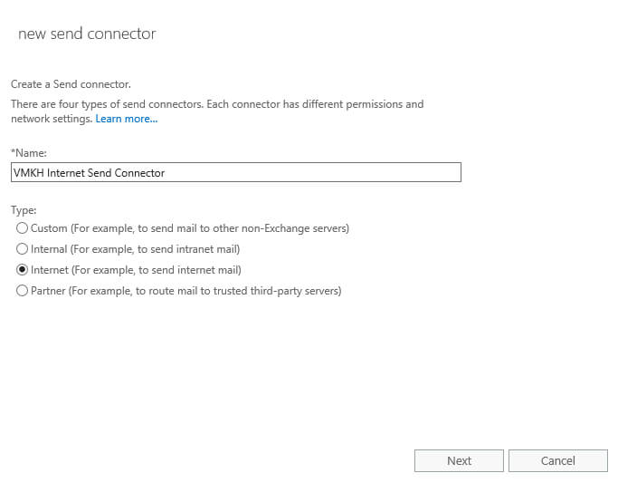 Configure Exchange Server 2016