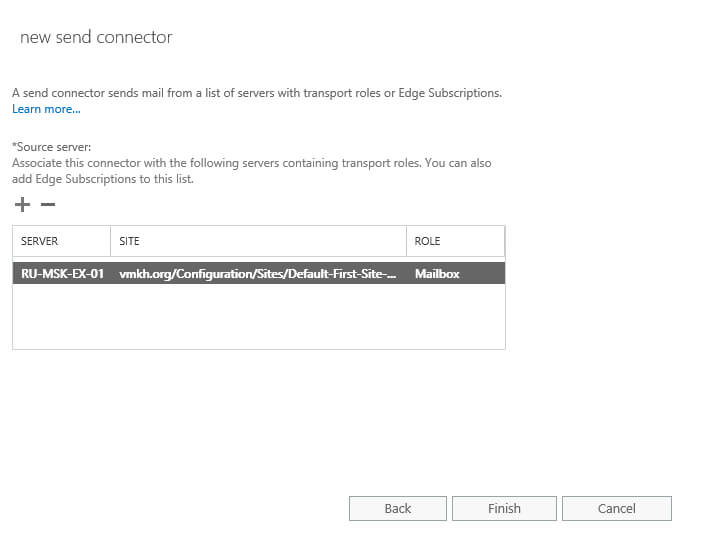 Configure Exchange Server 2016