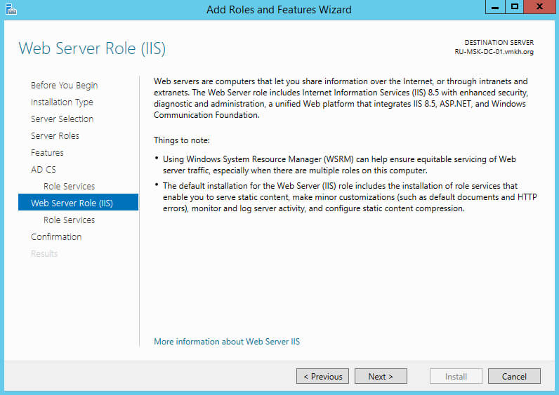 Configure Exchange Server 2016