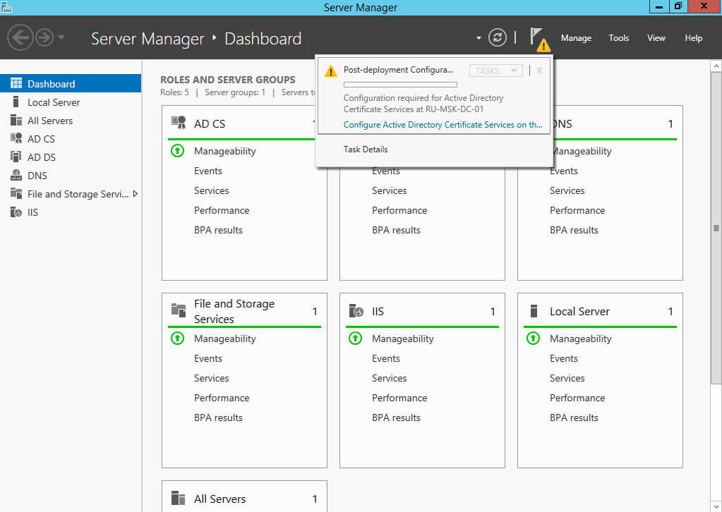 Configure Exchange Server 2016