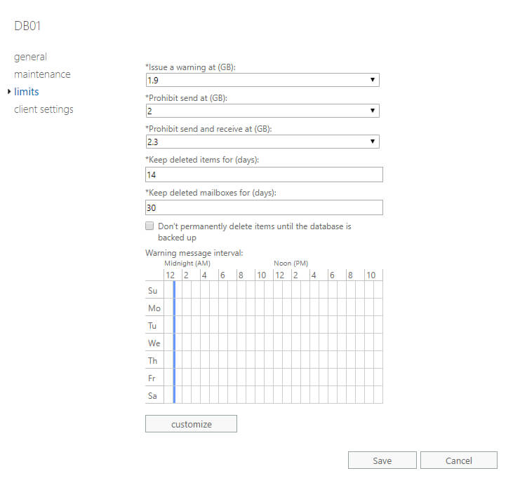 Configure Exchange Server 2019