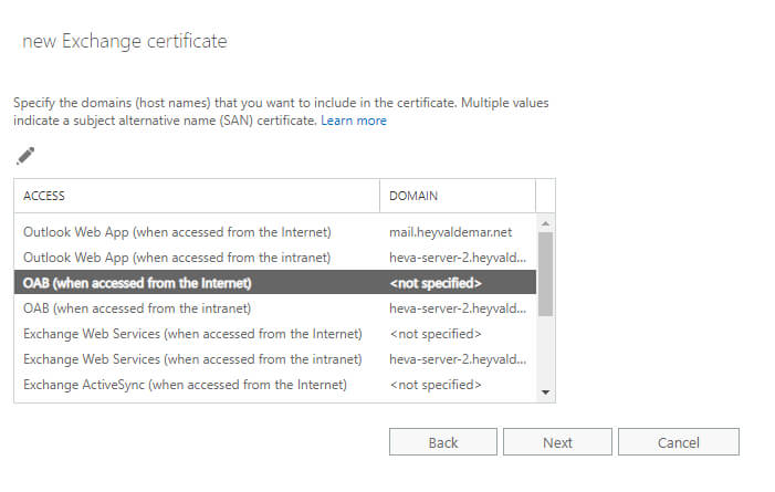 Configure Exchange Server 2019