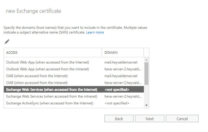 Configure Exchange Server 2019