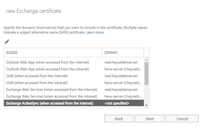 Configure Exchange Server 2019